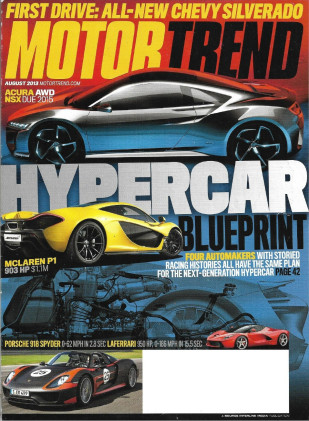 MOTOR TREND 2013 AUG - SUPERCAR ISSUE, GTI, QUATTROPORTE